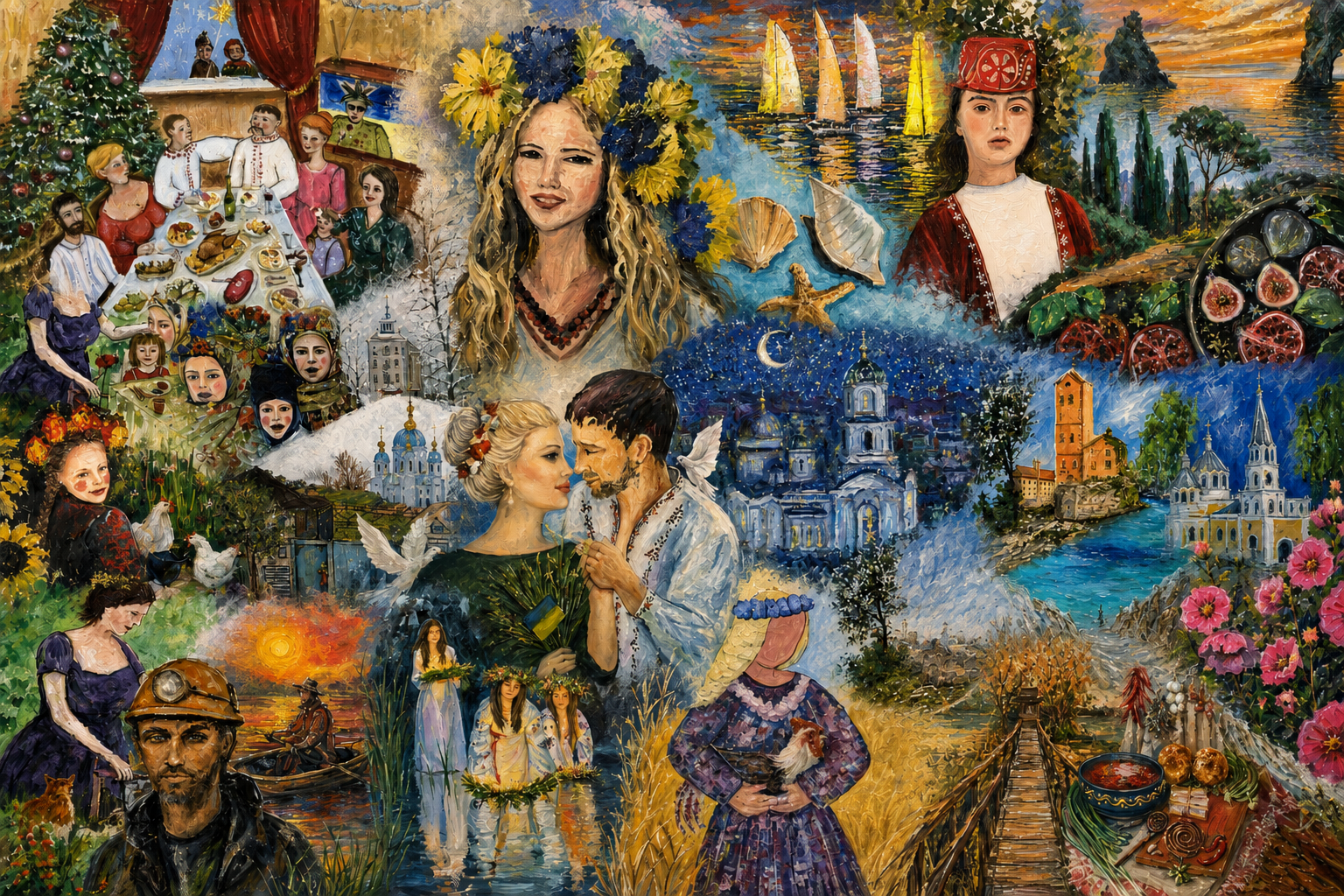Picturesque Guide to Ukraine — art by Marina Stognieva